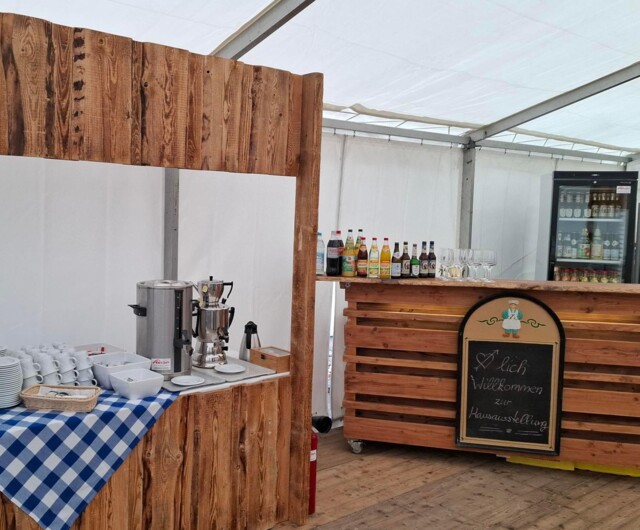 Hausmesse Mittagessen Kundenevent