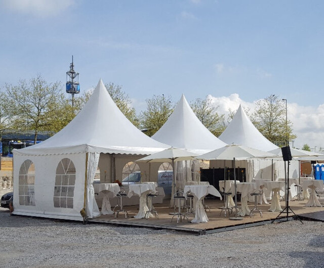 Scherenzelt Sonnenschirm Terrasse Pavillon