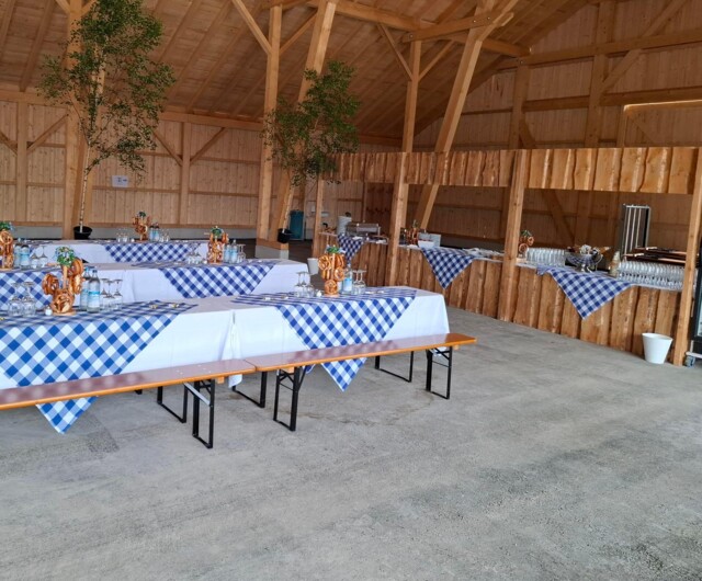 Bayerische Deko Buffetumrandung