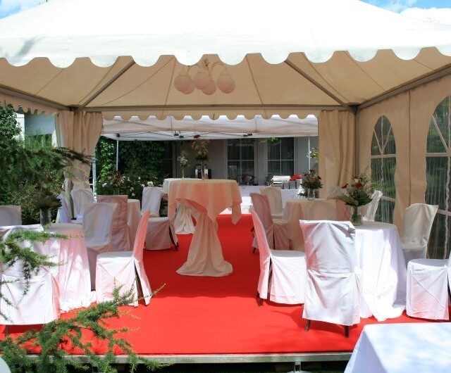 Pagode Scherenzelt Gartenparty