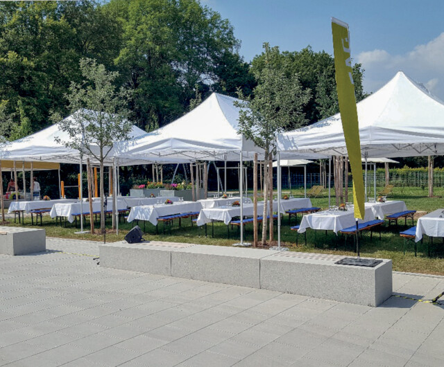Mastertent Pavillons bei privater Feier