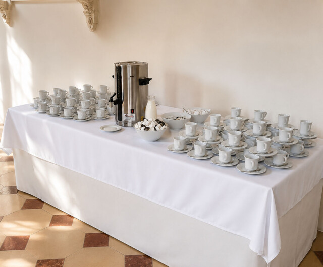 Empfang Kaffeestation Nachmittagskaffee Tagung