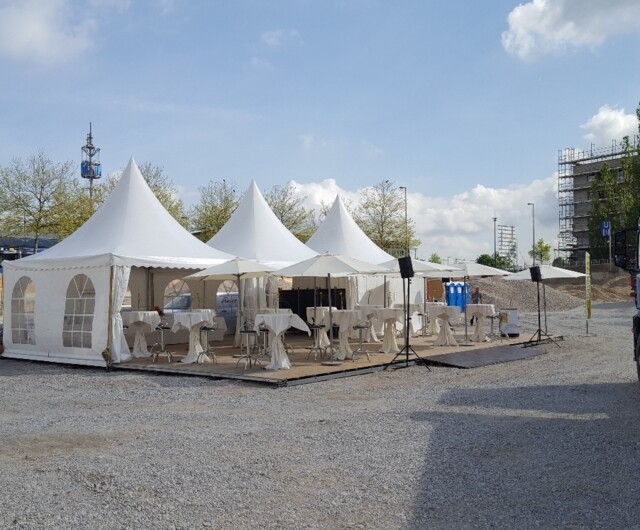 Spatenstich Pagoden Richtfest Bodenfest